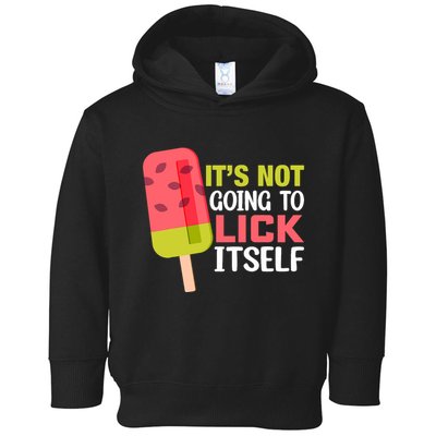 ItS Not Going To Lick Itself Summer Clothes Ice Cream Party Toddler Hoodie