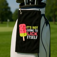 ItS Not Going To Lick Itself Summer Clothes Ice Cream Party Golf Towel