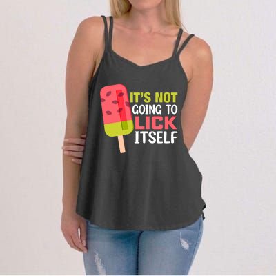 ItS Not Going To Lick Itself Summer Clothes Ice Cream Party Women's Strappy Tank