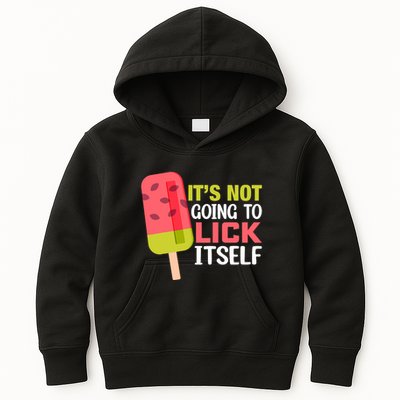 ItS Not Going To Lick Itself Summer Clothes Ice Cream Party Kids Hoodie
