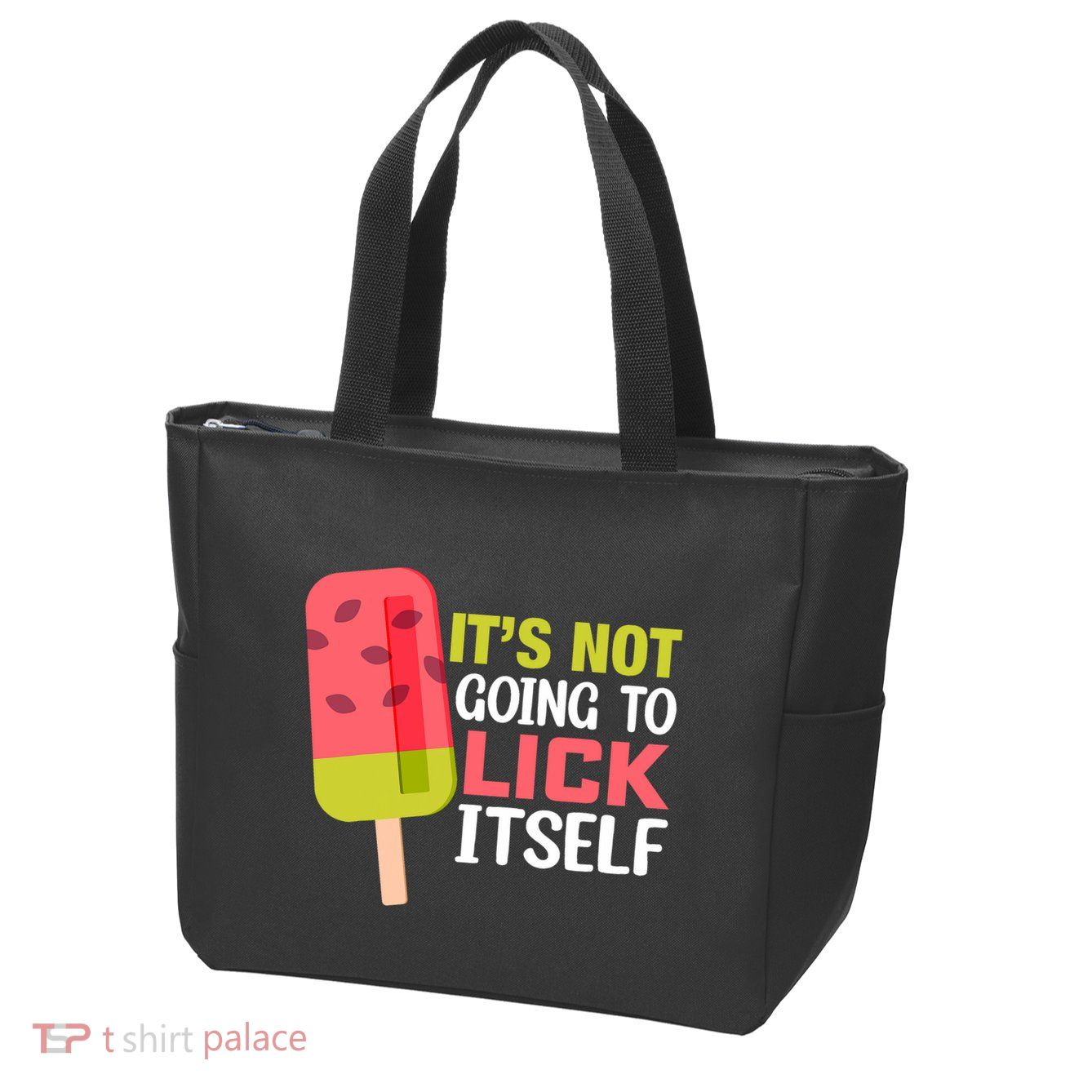 ItS Not Going To Lick Itself Summer Clothes Ice Cream Party Zip Tote Bag
