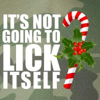 It's Not Going To Lick Itself Funny Candy Cane Christmas Legacy Tie Dye Trucker Hat