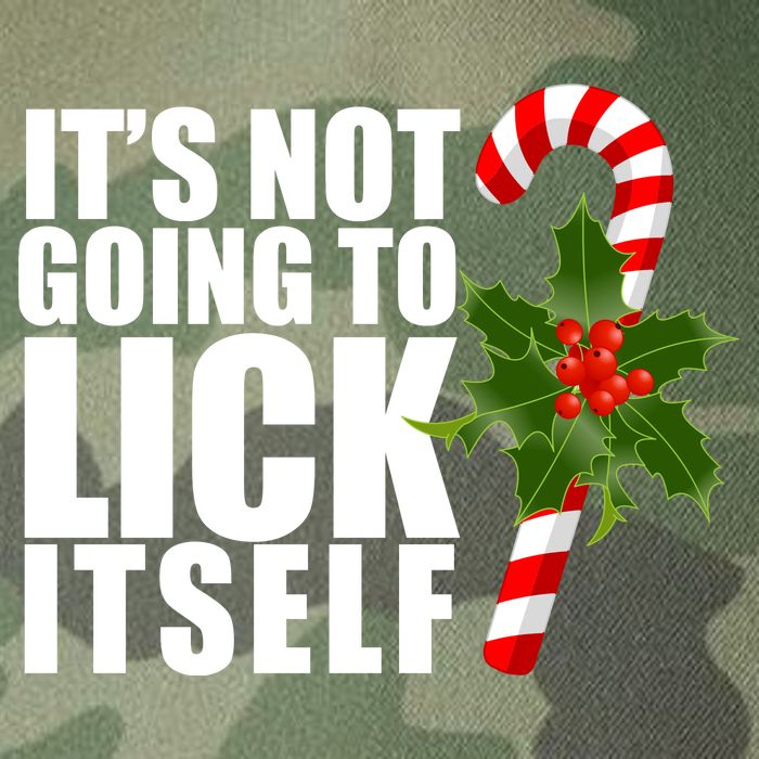 It's Not Going To Lick Itself Funny Candy Cane Christmas Legacy Tie Dye Trucker Hat