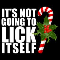 It's Not Going To Lick Itself Funny Candy Cane Christmas 16 in Basic Backpack