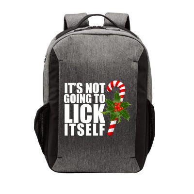 It's Not Going To Lick Itself Funny Candy Cane Christmas Vector Backpack