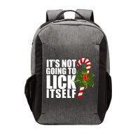 It's Not Going To Lick Itself Funny Candy Cane Christmas Vector Backpack