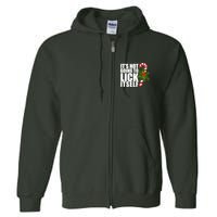 It's Not Going To Lick Itself Funny Candy Cane Christmas Full Zip Hoodie