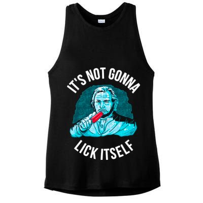 It's Not Gonna Lick Itself Funny Popsicle Ladies PosiCharge Tri-Blend Wicking Tank