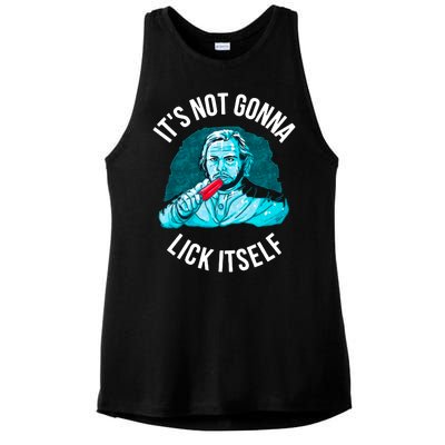 It's Not Gonna Lick Itself Funny Popsicle Ladies PosiCharge Tri-Blend Wicking Tank