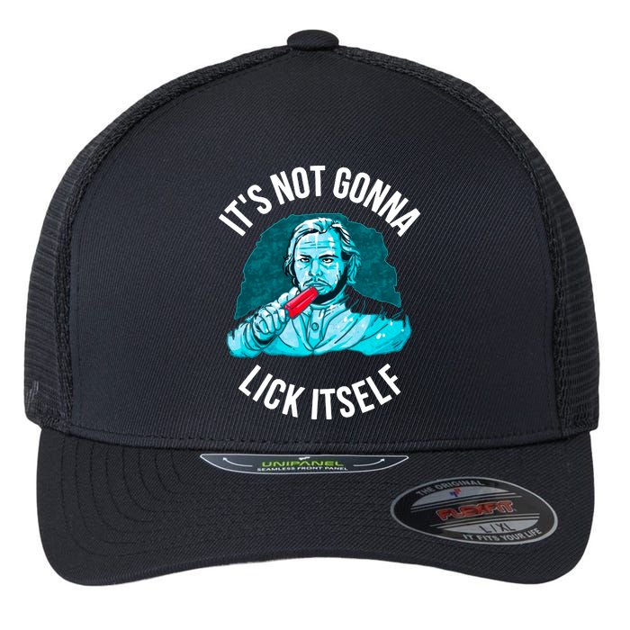 It's Not Gonna Lick Itself Funny Popsicle Flexfit Unipanel Trucker Cap