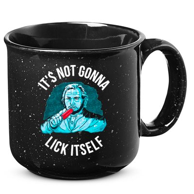 It's Not Gonna Lick Itself Funny Popsicle 15oz Campfire Ceramic Mug