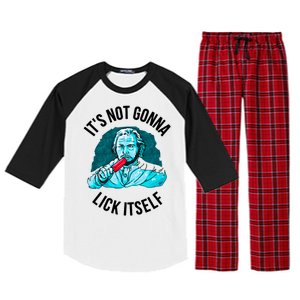 It's Not Gonna Lick Itself Funny Popsicle Raglan Sleeve Pajama Set