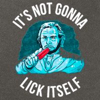 It's Not Gonna Lick Itself Funny Popsicle Cotton Canvas Backpack