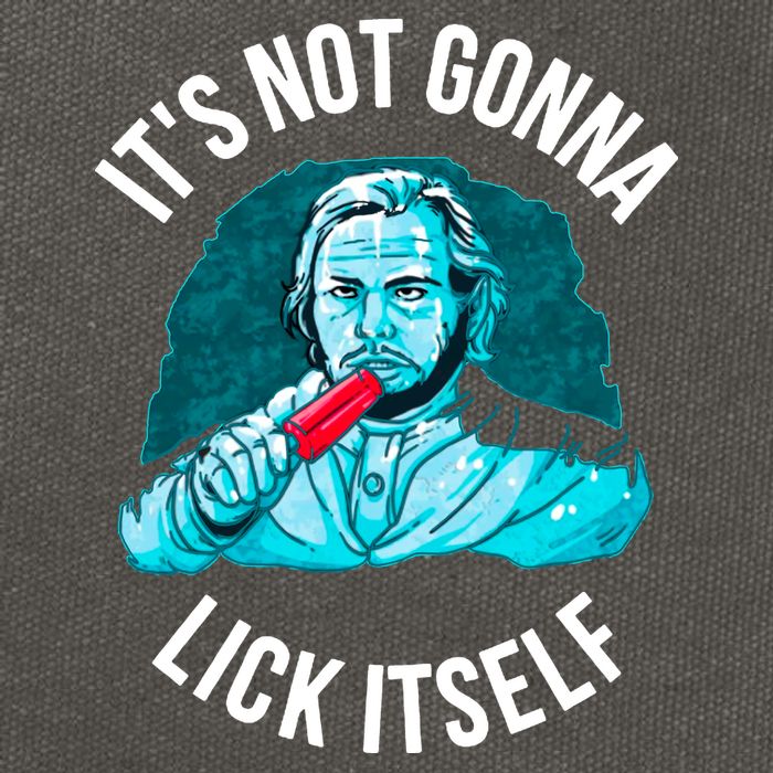 It's Not Gonna Lick Itself Funny Popsicle Cotton Canvas Backpack