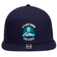 It's Not Gonna Lick Itself Funny Popsicle 7 Panel Mesh Trucker Snapback Hat