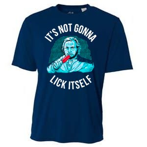 It's Not Gonna Lick Itself Funny Popsicle Cooling Performance Crew T-Shirt