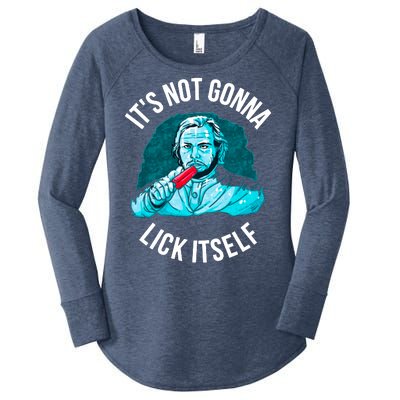 It's Not Gonna Lick Itself Funny Popsicle Women's Perfect Tri Tunic Long Sleeve Shirt