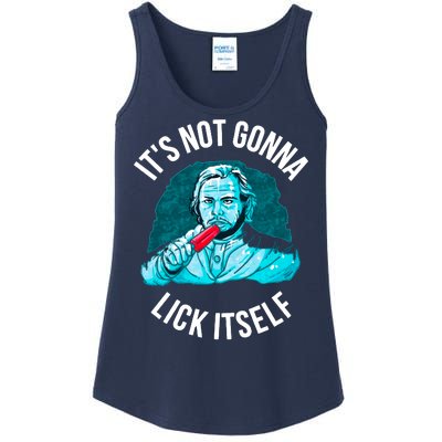 It's Not Gonna Lick Itself Funny Popsicle Ladies Essential Tank