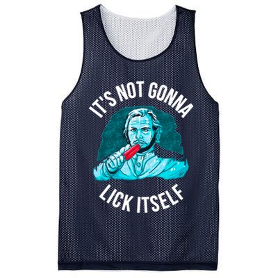 It's Not Gonna Lick Itself Funny Popsicle Mesh Reversible Basketball Jersey Tank