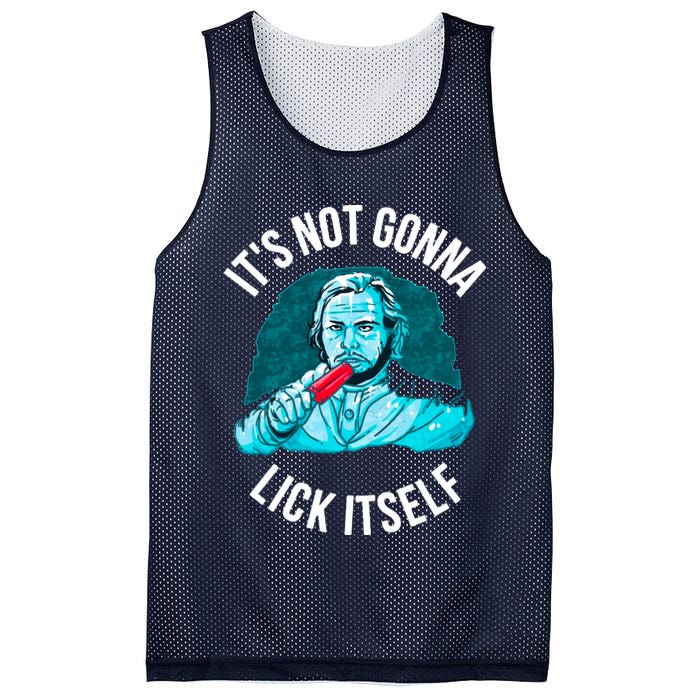 It's Not Gonna Lick Itself Funny Popsicle Mesh Reversible Basketball Jersey Tank