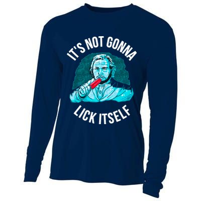 It's Not Gonna Lick Itself Funny Popsicle Cooling Performance Long Sleeve Crew