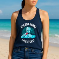 It's Not Gonna Lick Itself Funny Popsicle Womens Tank Top