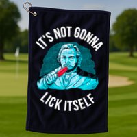It's Not Gonna Lick Itself Funny Popsicle Golf Towel