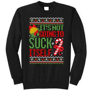 ItS Not Going To Suck Itself Dirty Ugly Christmas Funny Sweatshirt Sweatshirt