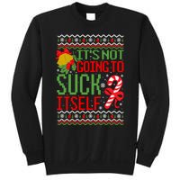 ItS Not Going To Suck Itself Dirty Ugly Christmas Funny Sweatshirt Sweatshirt