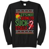 ItS Not Going To Suck Itself Dirty Ugly Christmas Funny Sweatshirt Tall Sweatshirt