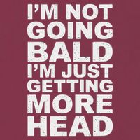 I’m Not Going Bald I’m Just Getting More Head 16oz Travel Tumbler