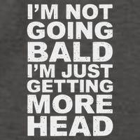 I’m Not Going Bald I’m Just Getting More Head Vector Backpack