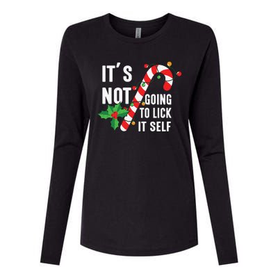 ItS Not Going To Lick Itself Funny Xmas Womens Cotton Relaxed Long Sleeve T-Shirt