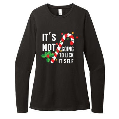 ItS Not Going To Lick Itself Funny Xmas Womens CVC Long Sleeve Shirt