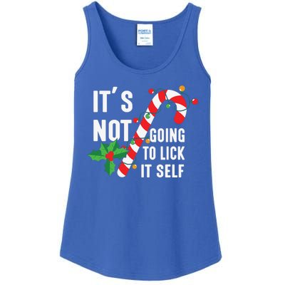 ItS Not Going To Lick Itself Funny Xmas Ladies Essential Tank