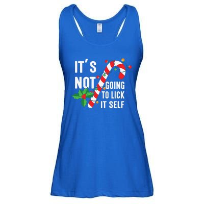 ItS Not Going To Lick Itself Funny Xmas Ladies Essential Flowy Tank