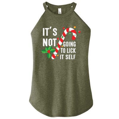 ItS Not Going To Lick Itself Funny Xmas Women’s Perfect Tri Rocker Tank