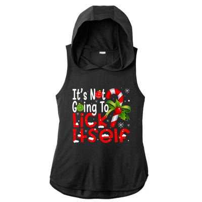 It's Not Going To Lick Itself Christmas Candy Cane Gifts TShirt Ladies PosiCharge Tri-Blend Wicking Draft Hoodie Tank