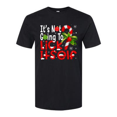 It's Not Going To Lick Itself Christmas Candy Cane Gifts TShirt Softstyle CVC T-Shirt