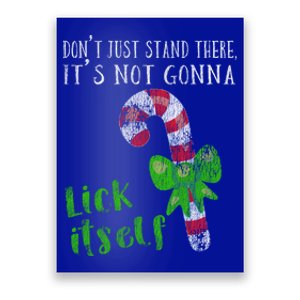 ItS Not Gonna Lick Itself Cute Gift Hilarious Sexual Humor Poster