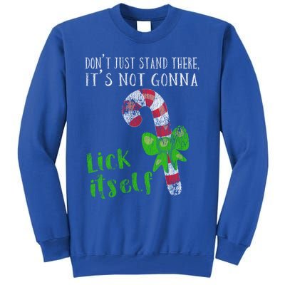 ItS Not Gonna Lick Itself Cute Gift Hilarious Sexual Humor Tall Sweatshirt