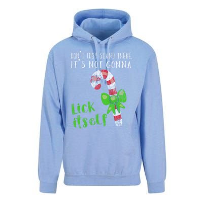 ItS Not Gonna Lick Itself Cute Gift Hilarious Sexual Humor Unisex Surf Hoodie