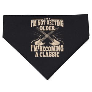 I'm Not Getting Older I'm Becoming A Classic Dad Graphic USA-Made Doggie Bandana