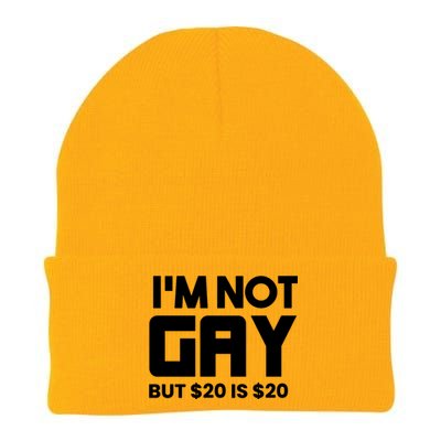 IM Not Gay But $20 Is $20 Knit Cap Winter Beanie