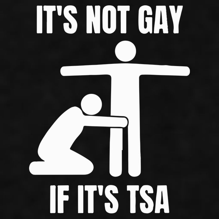 It’S Not Gey If It’S Tsa Ladies PosiCharge Tri-Blend Wicking Tank