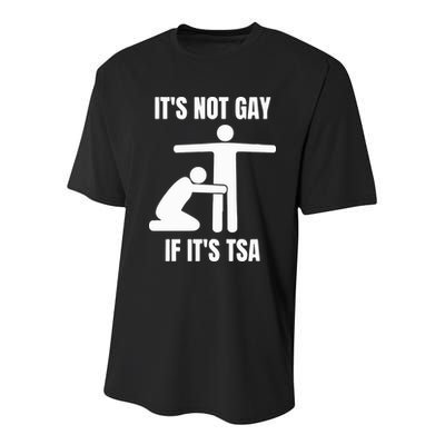 It’S Not Gey If It’S Tsa Youth Performance Sprint T-Shirt