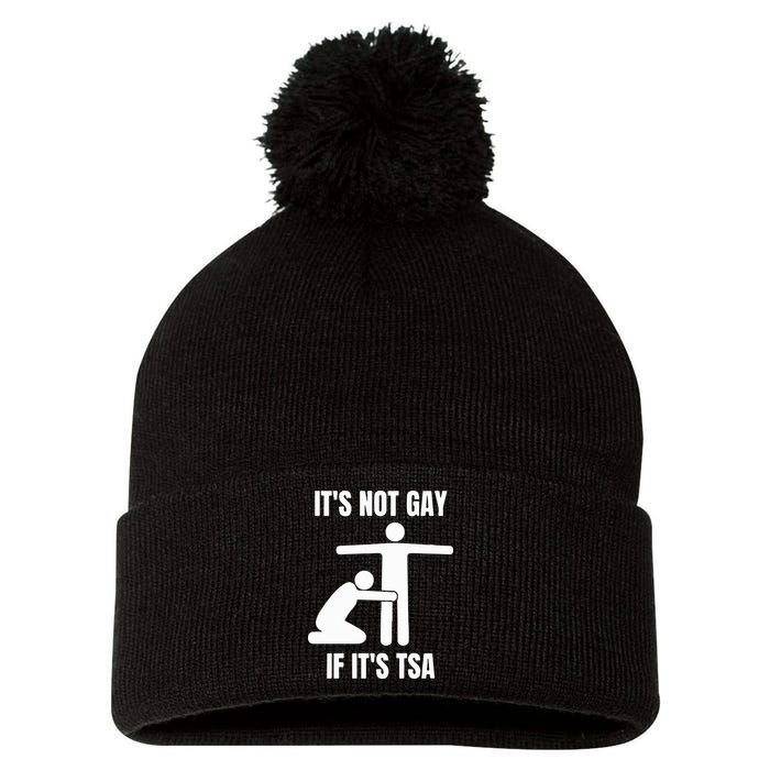 It’S Not Gey If It’S Tsa Pom Pom 12in Knit Beanie