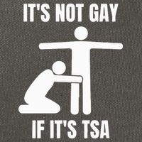 It’S Not Gey If It’S Tsa Cotton Canvas Backpack