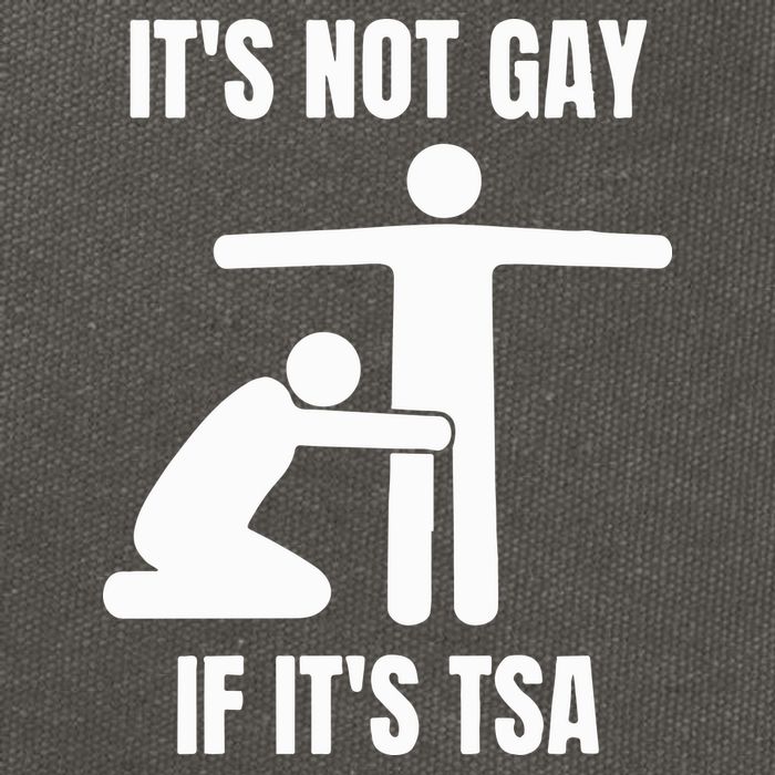 It’S Not Gey If It’S Tsa Cotton Canvas Backpack
