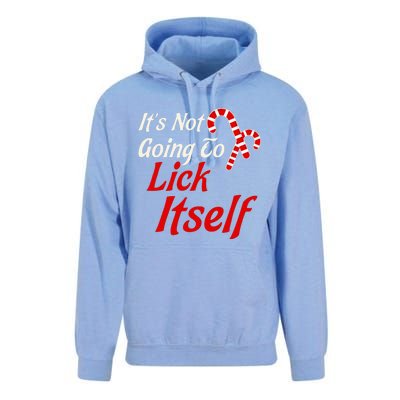 It's Not Going to Lick Itself Funny Christmas Unisex Surf Hoodie